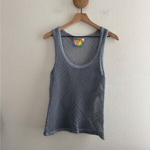 Big Bud Press Blue Mesh Tank Top Unisex